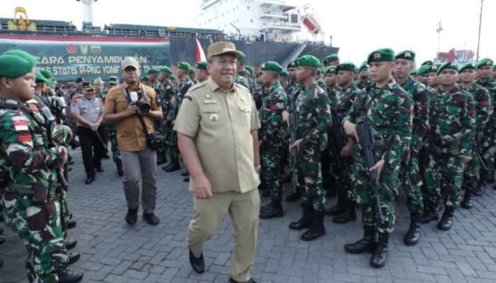 Dari Papua ke Belawan, Kepulangan Satgas Yonif 126/KC Disambut Hangat Bupati Asahan dan Keluarga Prajurit
