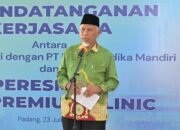 Gubernur Mahyeldi Resmikan PEC Premium Clinic, Bank Nagari dan Padang Eye Center Perkuat Kerja Sama Rp140 Miliar