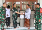 Kepedulian Tanpa Batas: Tim Wasev TMMD 129 Bojonegoro Salurkan Bantuan Karpet Tempat Ibadah