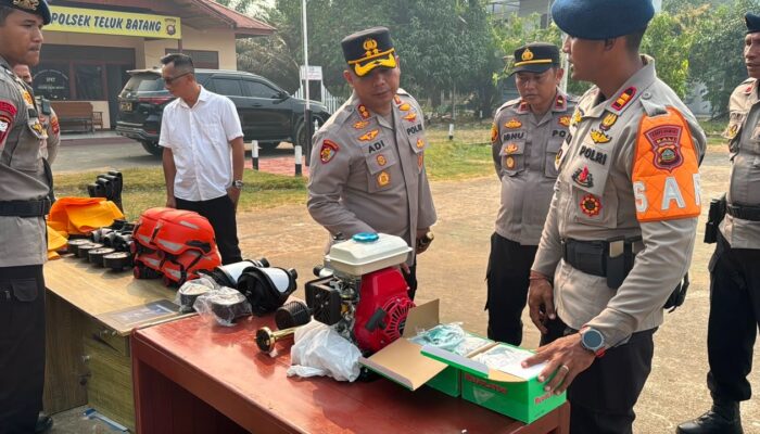 30 Personel Brimob Polda Bali Tiba di KKU untuk Tangani Karhutla