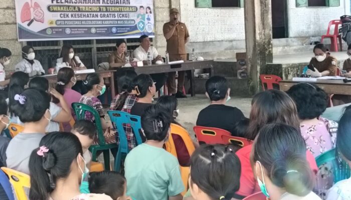 Warga Dua Desa Antusias Ikuti Tracing TB Terintegrasi dan Cek Kesehatan Gratis