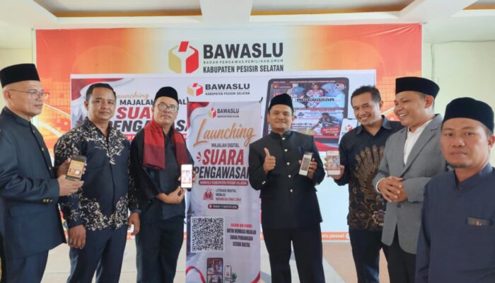 Bawaslu Pessel Luncurkan Majalah Digital Suara Pengawasan, Perkuat Pendidikan Kepemiluan