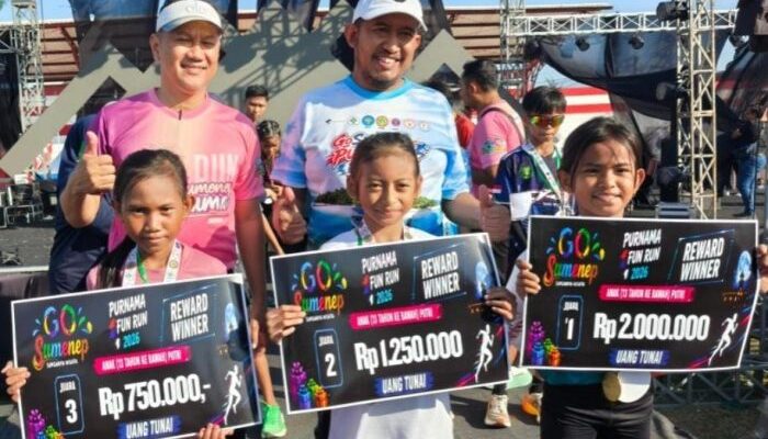 Bupati Sumenep Hadiri Go Sumenep Purnama Fun Run 2026