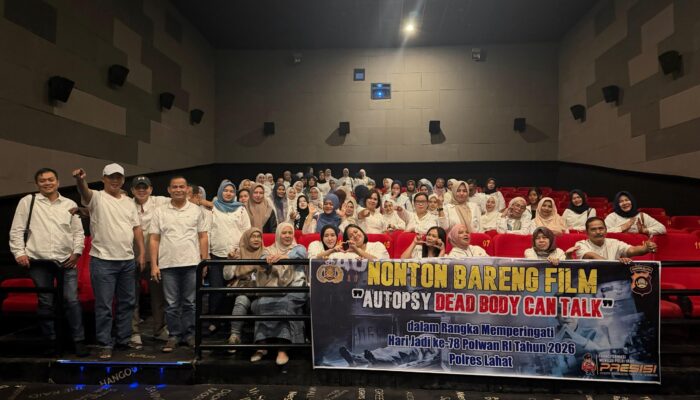Peringati hari jadi ke-78 Polwan RI, Kapolres Lahat ajak personel nobar film “autopsy: dead body can talk
