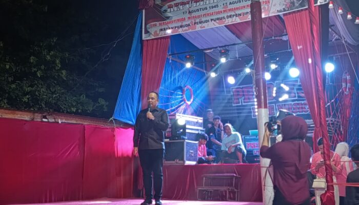 Nanda Satria Hadiri Malam Puncak HUT RI di Purus