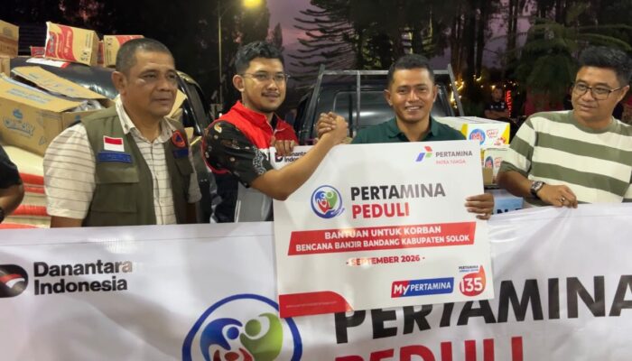 Pertamina dan Hiswana Turun Langsung Bantu Warga Terdampak Banjir Bandang