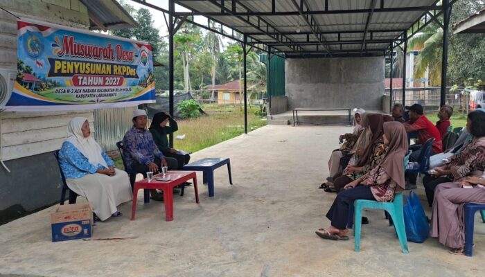 Warga N-3 Aek Nabara Sampaikan Usulan untuk Program Desa 2027