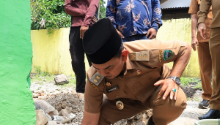 Wabup Pasaman Lakukan Peletakan Batu Pertama Pembangunan Mushala SD 03 Kampung Nan VI