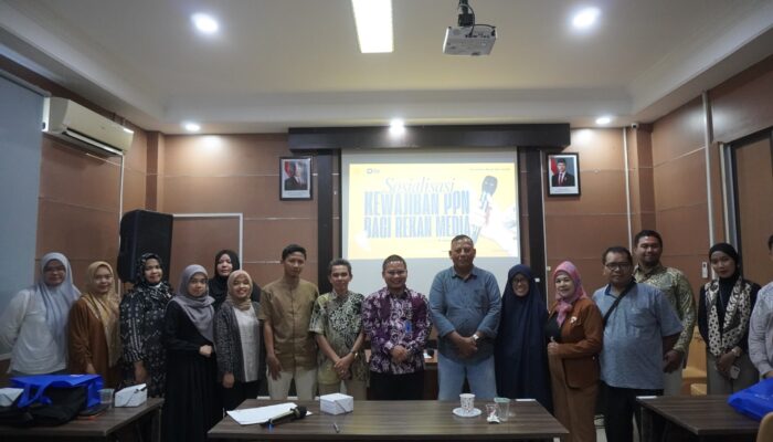 13 Perusahaan Media Terverifikasi Dewan Pers Ikuti Sosialisasi PPN di Kanwil DJP Sumbar-Jambi