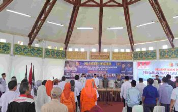 PWI Kota Solok Resmi Dilantik, Raunis Roni Tekankan Solidaritas dan Integritas Jurnalis