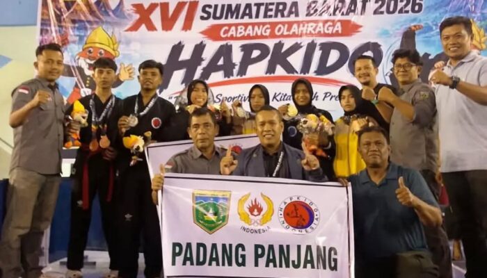 Meski Persiapan Terbatas, Hapkido Padangpanjang Pulang dengan Sembilan Medali Porprov Sumbar