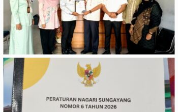 Pecahkan Rekor 75 Nagari, Sungayang Tercepat Serahkan APB Nagari 2027