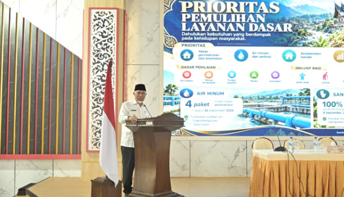 Mahyeldi Tekankan Sinkronisasi Anggaran Pusat dan Daerah untuk Percepatan Pemulihan Pascabencana