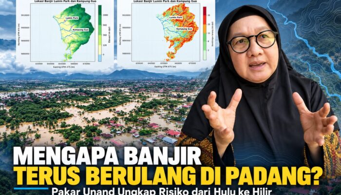 Mengapa Banjir Terus Berulang di Padang? Ini Penjelasan Pakar Unand