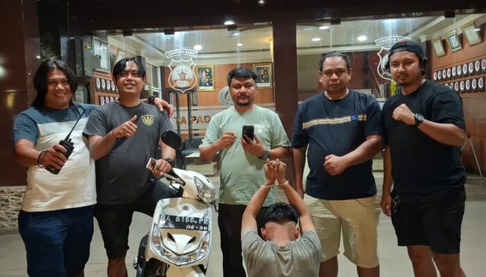 Tim Kelewang Amankan Pelaku Curanmor