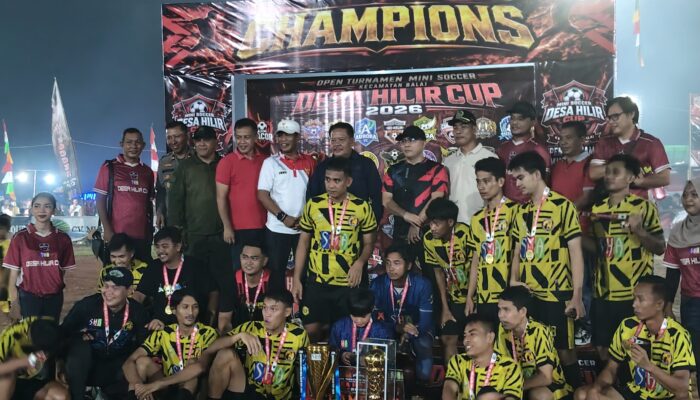 Final Mini Soccer Cup Desa Hilir Dihadiri Ribuan Penonton
