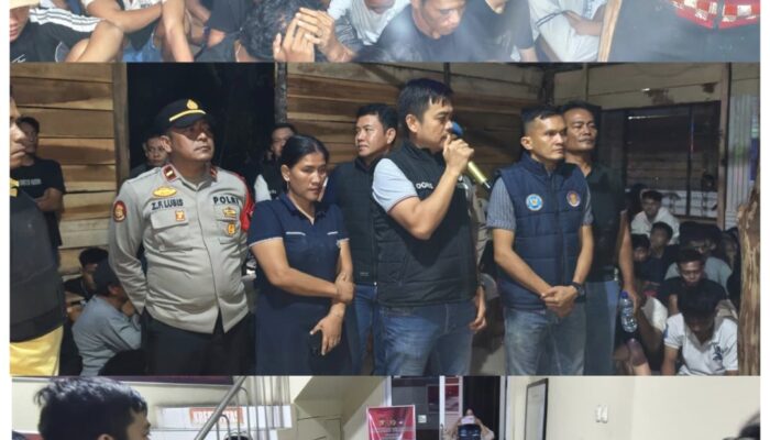 Polres Lahat Gelar Operasi Sarang Narkoba di Cafe D, Amankan 9 Orang dan Sita 12 Paket Ekstasi