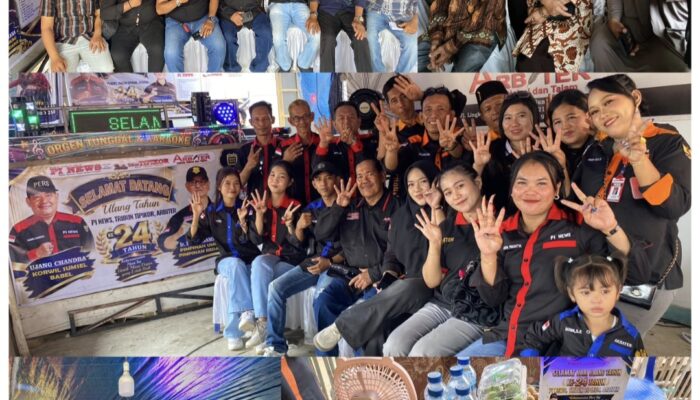 HUT Ke-24, Keluarga Besar PI News, TribunTipikor, Arbiter Gelar Perayaan Bersama