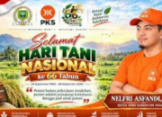 Ketua DPRD Pasaman Nelfri Asfandi Beri Ucapan Selamat Hari Tani