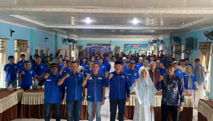 Mencakup Tiga Kecamatan, Ketua DPC Demokrat Pasaman Sabar AS Kukuhkan DPRt untuk 11 Nagari