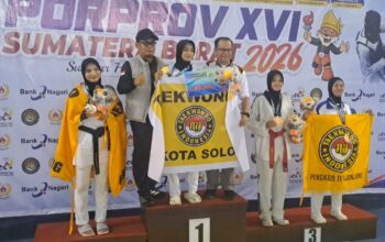 Nurul Adzkia Raih Emas di Hari Ultah ke-20, Taekwondo Kota Solok Makin Bersinar